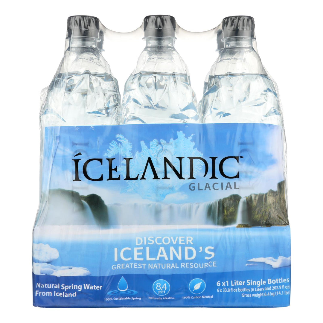 Icelandic Glacial - Water Natural Spring - Case Of 2 - 6/33.8 F - Maras Green